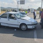 Afyonkarahisar'da iki otomobilin çarpışması sonucu meydana gelen kazada 7 kişi yaralandı.