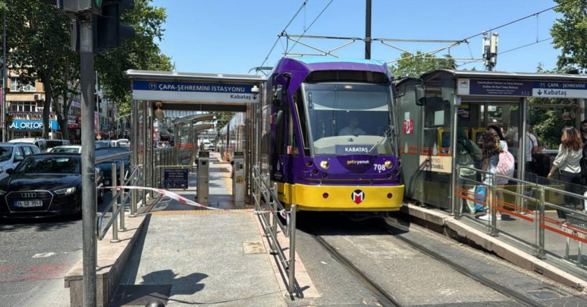 Kabataş-Bağcılar tramvay hattının bazı istasyonları arasında sefer yapılmıyor