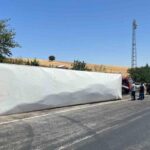 Devrilen tırda yangın çıktı – Güncel Haberler