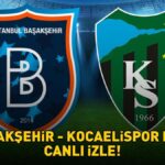 Başakşehir – Kocaelispor maçı BeIN Sports 1 canlı izleme ekranı | BEIN SPORTS 1 BAŞAKŞEHİR – KOCAELİSPOR MAÇI CANLI İZLE – ŞİFRESİZ
