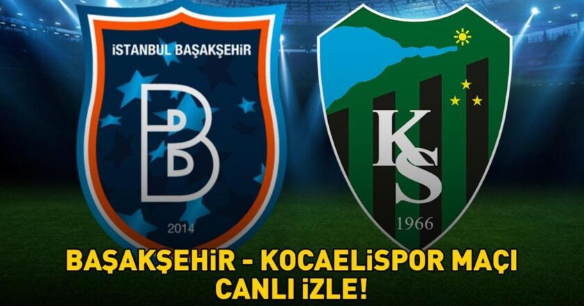 Başakşehir – Kocaelispor maçı BeIN Sports 1 canlı izleme ekranı | BEIN SPORTS 1 BAŞAKŞEHİR – KOCAELİSPOR MAÇI CANLI İZLE – ŞİFRESİZ