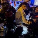 Kaza sonrası genç sürücünün ayağı motosikletin pedal demirine sıkıştı