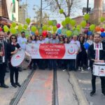 Sağlık çalışanları diyabete dikkat çekmek için yürüdüSağlık Haberleri