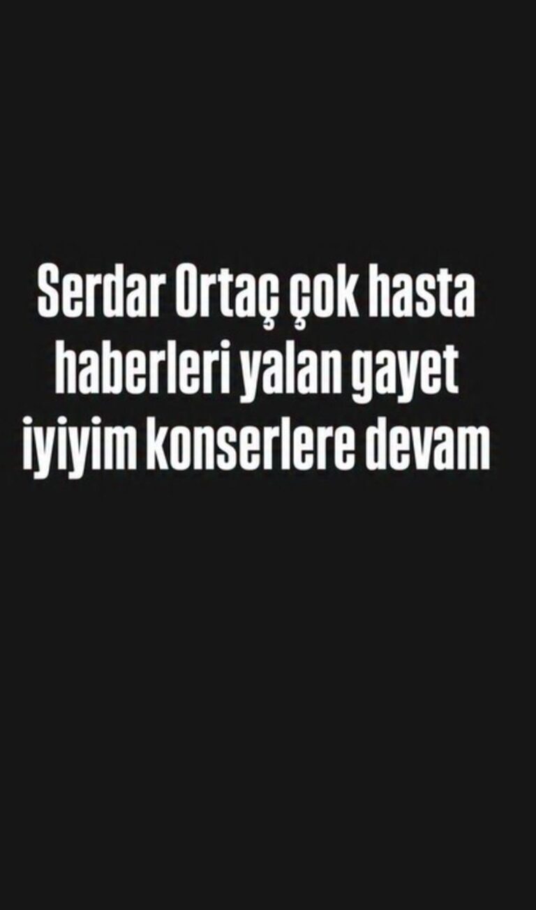 ‘Günlerdir tedavi altında’ denmişti! Serdar Ortaç’ın sağlık durumu nasıl? Açıklama geldi