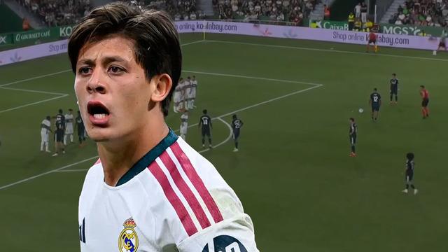 Sen ne yaptın Arda Güler! Real Madrid formasıyla frikikten inanılmaz gol